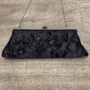 NEW BIJOUX clutch and also you can hang on shoulder New never used